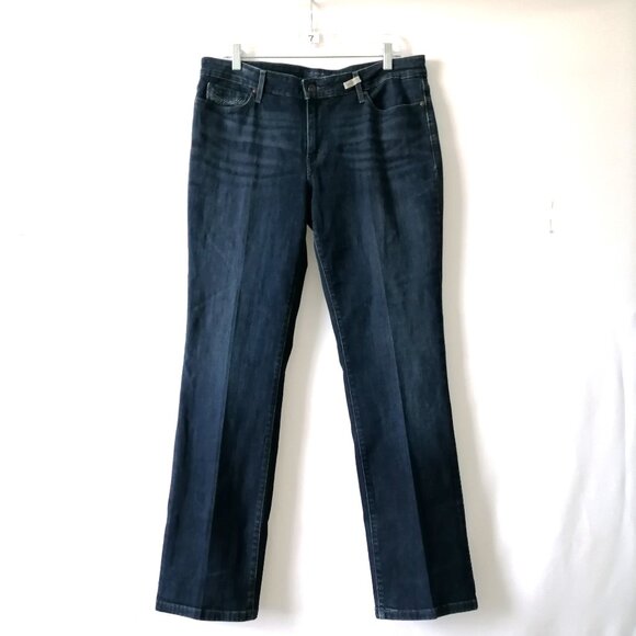 Levi's Denim - Levi's Womens Denim Blue Slight Cute Classic Straight Leg Jeans Size 16/33